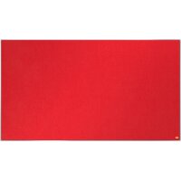 NOBO Tableau Feutre Impression Pro 1915421 rouge, 69x122cm