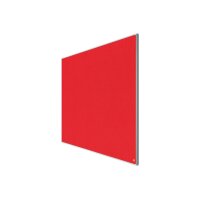 NOBO Tableau Feutre Impression Pro 1915421 rouge, 69x122cm