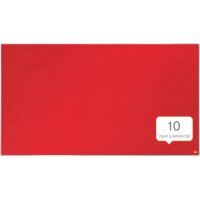 NOBO Filztafel Impression Pro 1915421 rot, 69x122cm