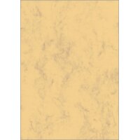 sigel papier marbré, A4, papier fin, 90 g, beige