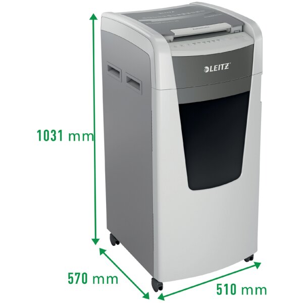 LEITZ Aktenvernichter IQ AutoFeed OfficePro 600 P4, weiss