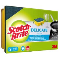 Scotch-Brite Universalschwamm DELICATE, Farbe: gelb blau