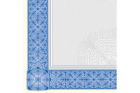 SIGEL Papier design Urkunde A4 DP490 bleu, 185g 20 feuilles