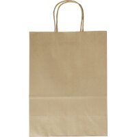 folia Sac en papier, 240 x 120 x 310 mm, blanc