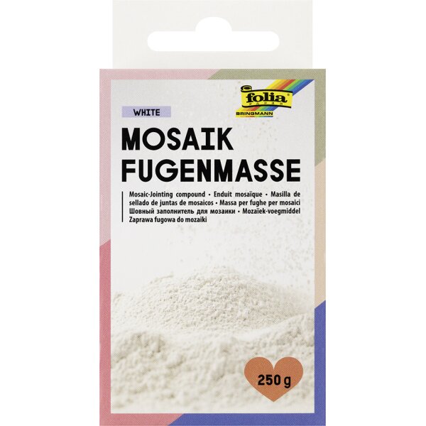 folia Mosaik-Fugenmasse, 250 g, weiss