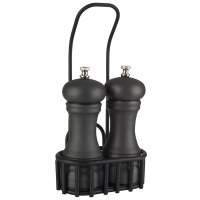 APS Gewürzständer URBAN, Metall schwarz, mit...