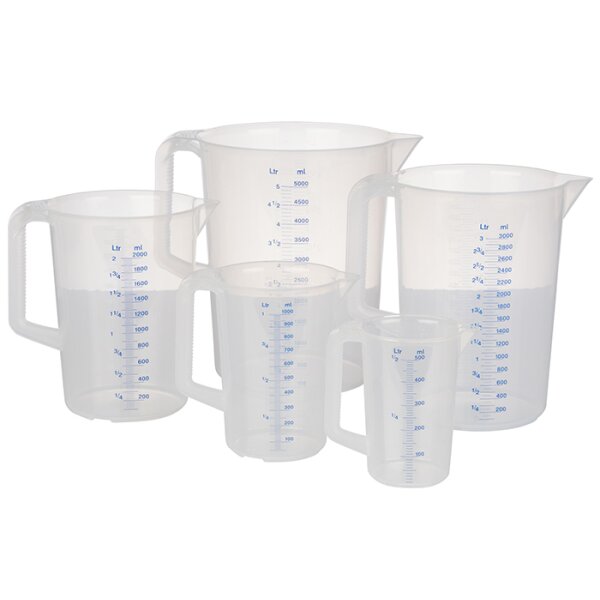 APS Messbecher, 5,0 Liter, transparent