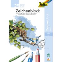 folia Zeichenblock, 80 g qm, DIN A4, 50 Blatt