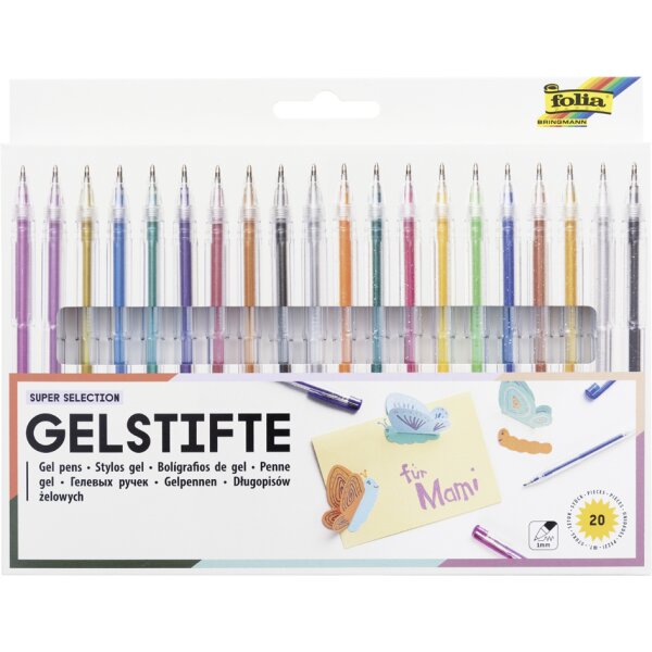 folia Stylo gel SUPER SELECTION, étui de 20
