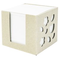 folia Bloc cube avec boîtier Recycling, 95 x 95 x...