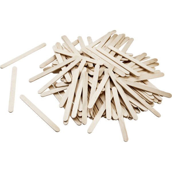 folia Bâtonnets en bois, longueur : 114 mm, assorti