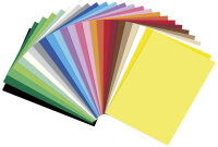 folia Papier de couleur, (L)350 x (H)500 mm, assorti