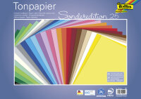 folia Tonpapier, (B)350 x (H)500 mm, 130 g qm, sortiert