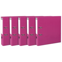 EXACOMPTA PP-Ordner Premium, A4, 80 mm, weiss, 5er Pack