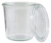 APS Weck-Glas mit Deckel, Sturz-Form, 80 ml, 12er Set