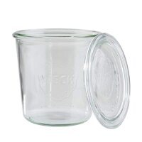 APS Bocal Weck avec couvercle, 80 ml, set de 12