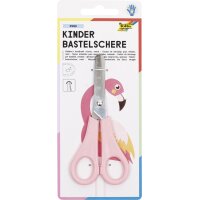 folia Ciseaux de bricolage pour enfants, rond, L: env.135 mm