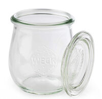 APS Weck-Glas mit Deckel, Tulpen-Form, 220 ml, 12er Set
