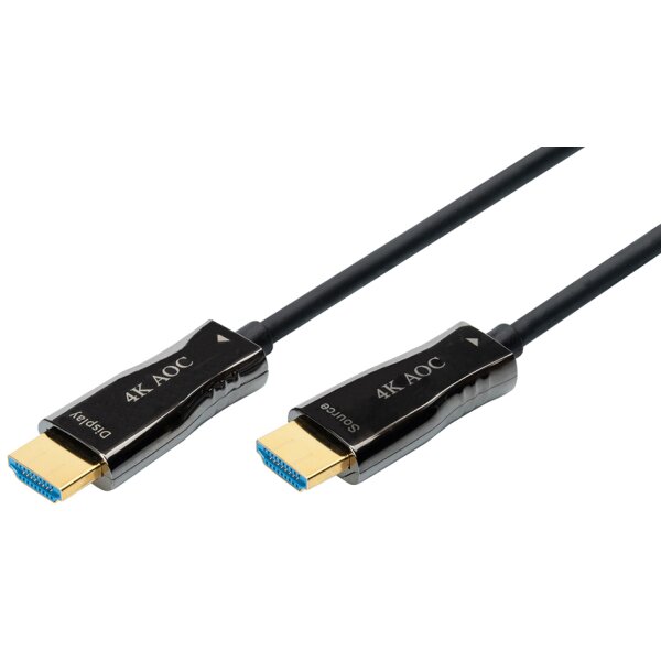 DIGITUS Câble de fibre optique hybride HDMI AOC, 15 m