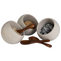 APS Servierset MOON, 6-teilig, schwarz