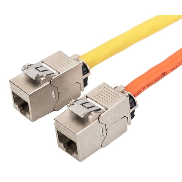 DIGITUS Module Keystone Cat 6A, blindé, nickelé