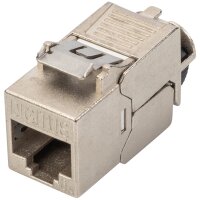 DIGITUS Module Keystone Cat 6A, blindé, nickelé