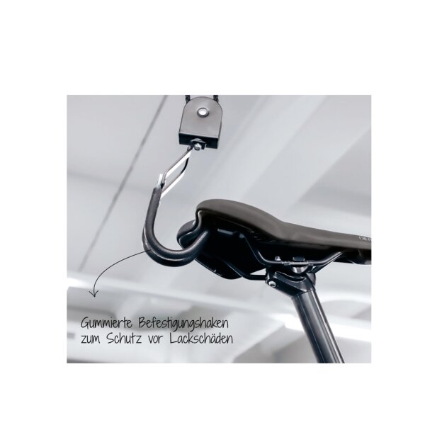 FISCHER Lève-vélo PROFIPLUS, capacité de charge: 57 kg, noir