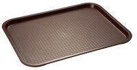 APS Fast Food-Tablett, (B)350 x (T)270 mm, braun
