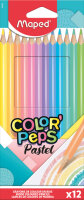 MAPED Crayon de couleur COLORPEPS Pastel, étui...