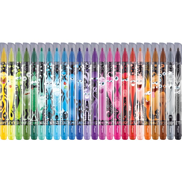 Maped Feutre COLORPEPS MONSTER, étui carton de 24