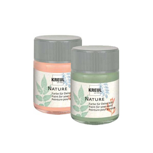 KREUL Peinture créative Nature, 50 ml, fleur dhibiscus