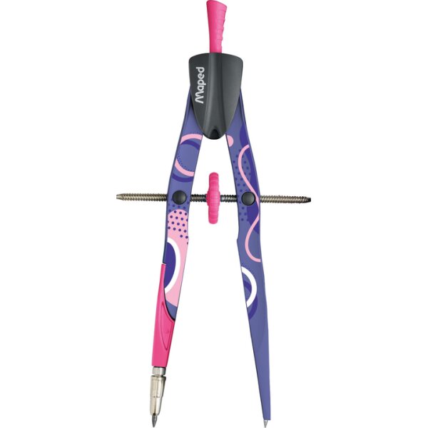 Maped Coffret compas PRECISION SYSTEM FANCY, 3 pièces