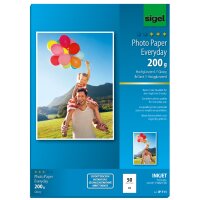 sigel InkJet-Everyday-Foto-Papier, DIN A4, hochglänzend