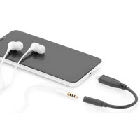 DIGITUS USB Type-C Audio Adapterkabel, 0,2 m, schwarz