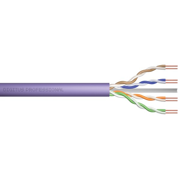DIGITUS Câble dinstallation Cat.6, U/UTP, simplex, 305 m