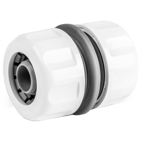 Bradas Schlauchverbinder WHITE LINE, 1 2", weiss