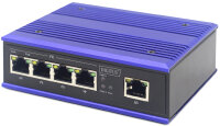 DIGITUS Commutateur industriel Fast Ethernet PoE, 4 ports
