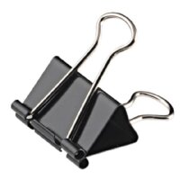 Wonday Foldback-Klammer, (B)19 mm, Klemmweite 6 mm, schwarz