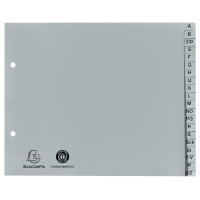 EXACOMPTA Intercalaire en plastique, A-Z, 2/3 A4, 20 touches