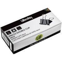 Wonday Foldback-Klammer, (B)51 mm, Klemmweite 20 mm, schwarz