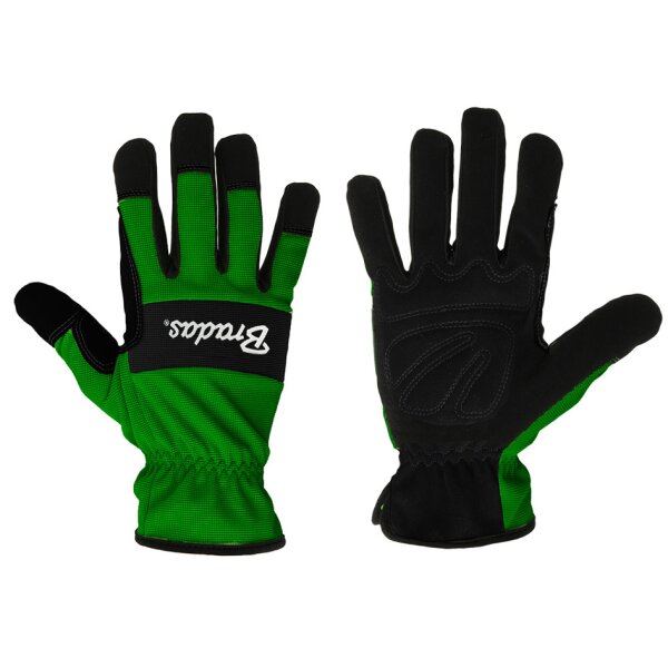 Bradas Gants de travail verde, noir/vert, M