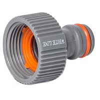 Bradas Nez de robinet WHITE LINE, filetage 3/4, gris