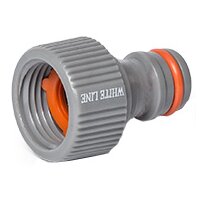 Bradas Nez de robinet WHITE LINE, filetage 3/4, gris