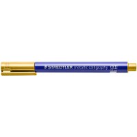 STAEDTLER Marqueur permanent metallic calligraphy, argent
