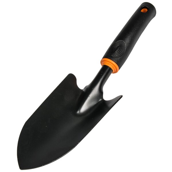 Bradas Garten- Blumenkelle DE LUXE, Breite: 60 mm, schwarz