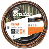 Bradas Gartenschlauch CARAT, 1 2", schwarz orange, 20 m