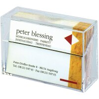 sigel Boîte pour cartes de visite, pour cartes jusquà