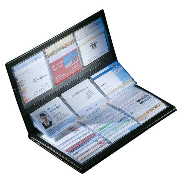 sigel Visitenkarten-Sammler, schwarz, matt