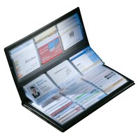 sigel Chemise pour cartes de visite, noir, mat