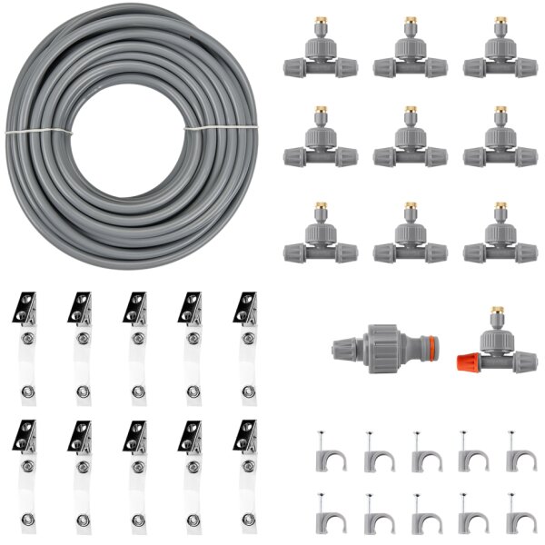 Bradas Kit darrosage par aspersion WHITE LINE, 15 m